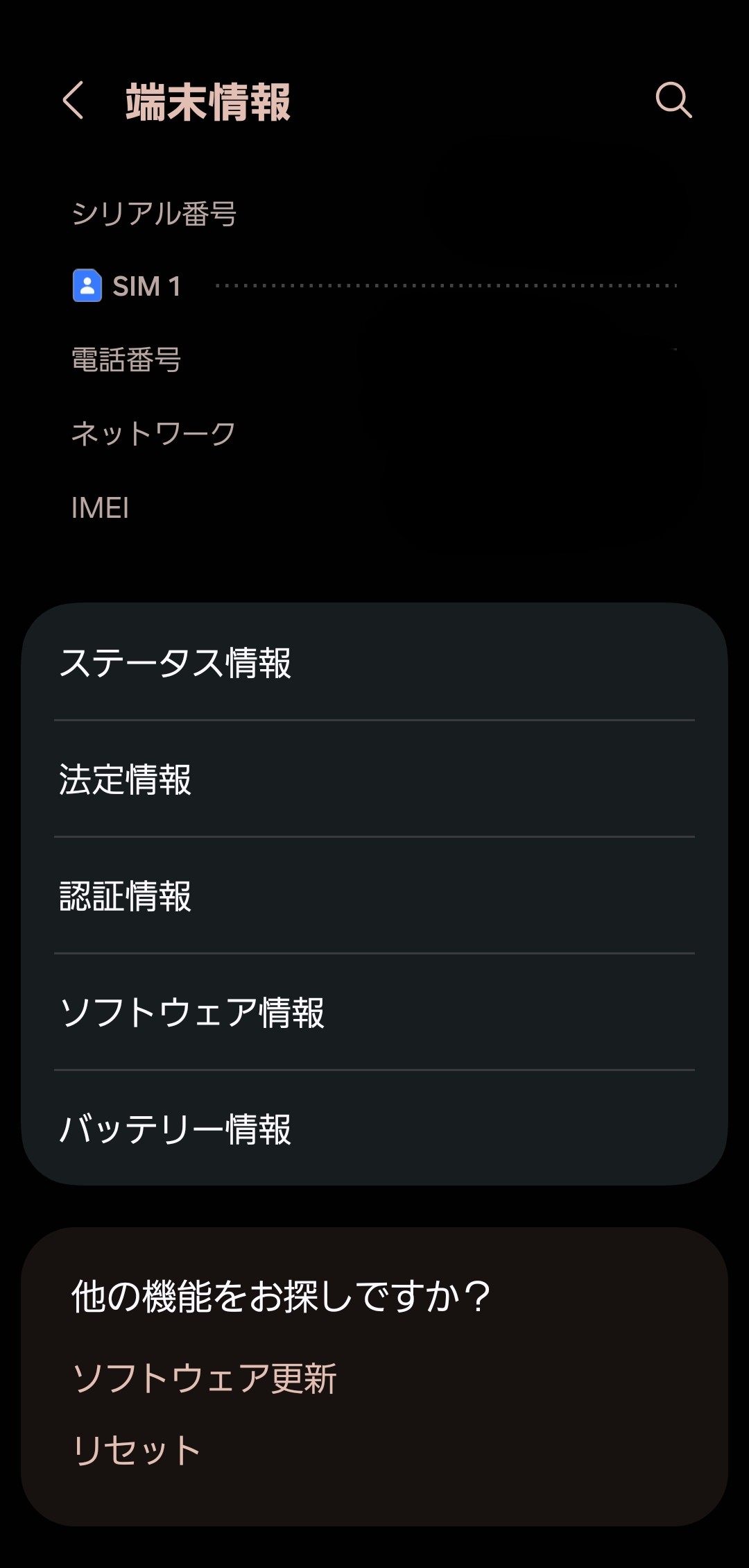ソフトウェア情報
