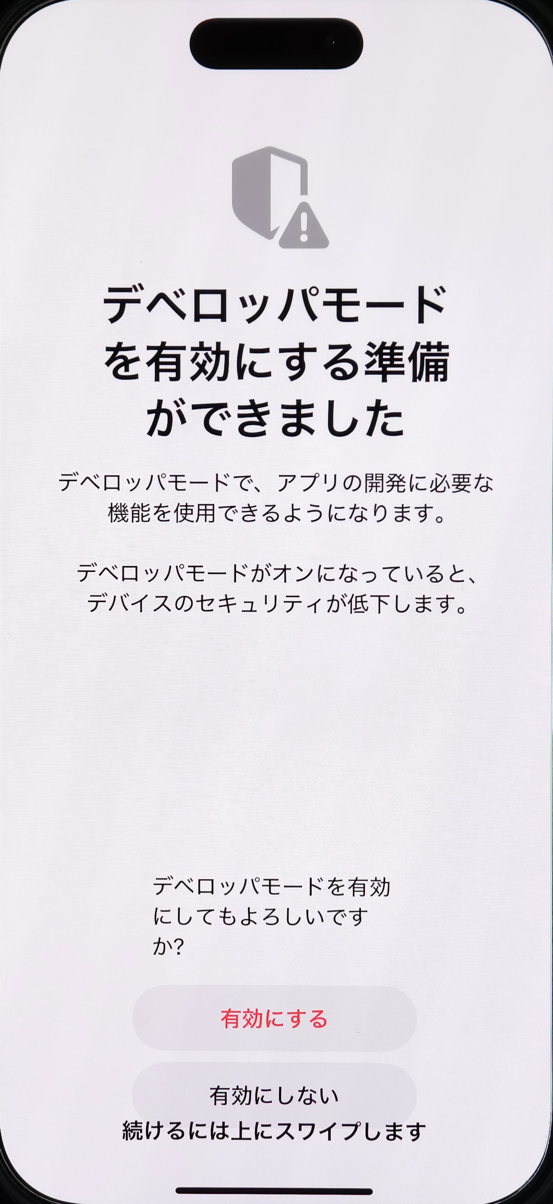 有効にする